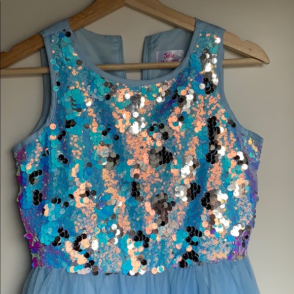 Justice girls Beautiful princess dress Size 14 - Picture 2 of 7